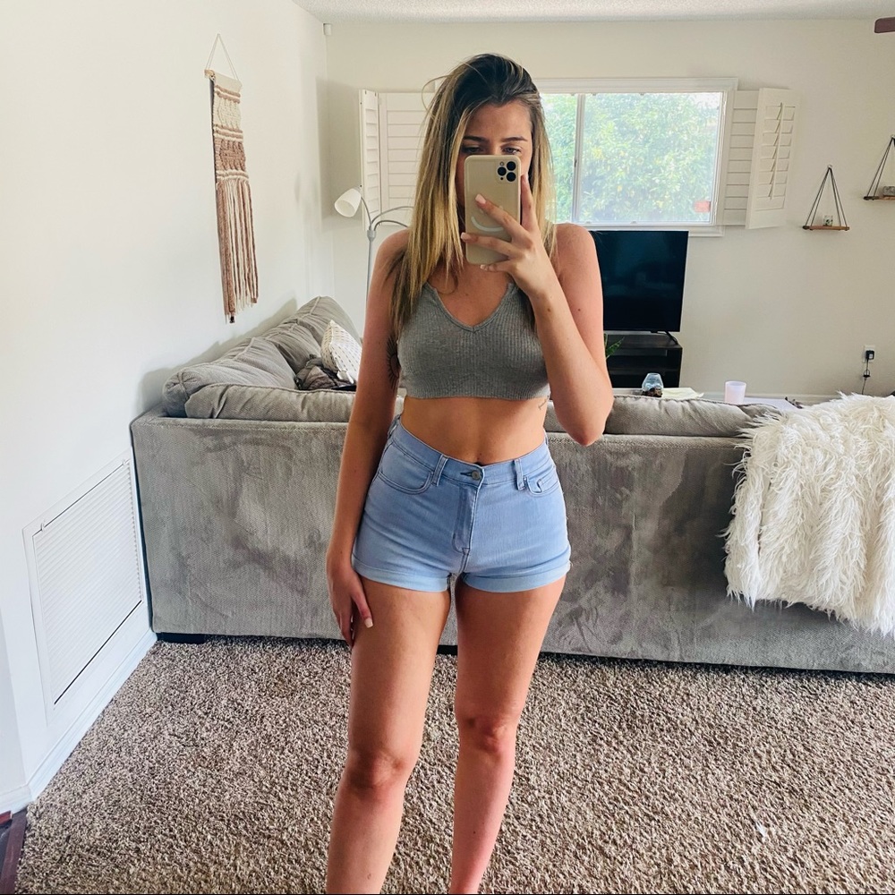 High waisted shorts